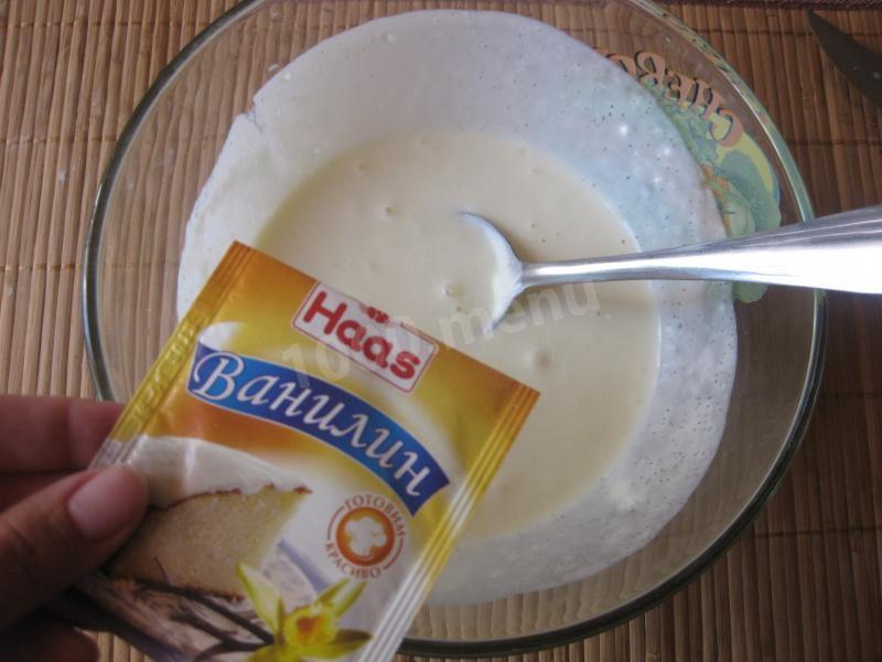 Шаг 8 приготовления Оладья из яблок на сметане
