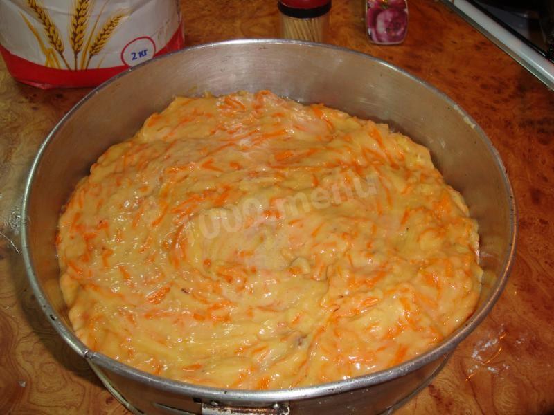 Шаг 7 приготовления Тыквенный пирог