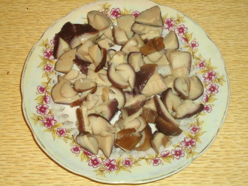 Шаг 2 приготовления Пирог курино грибной слоеный