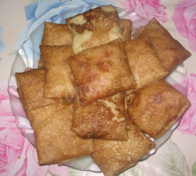 Обложка рецепта Фаршированные мясом блины классические