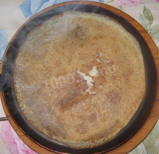 Шаг 6 приготовления Фаршированные мясом блины классические