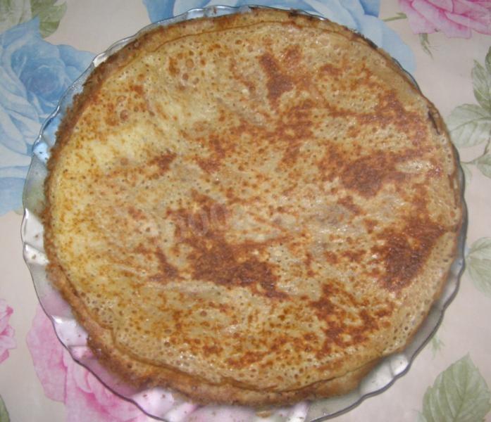 Шаг 7 приготовления Фаршированные мясом блины классические
