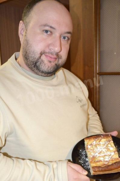 Шаг 8 приготовления Яблочный пирог с творогом и лимоном
