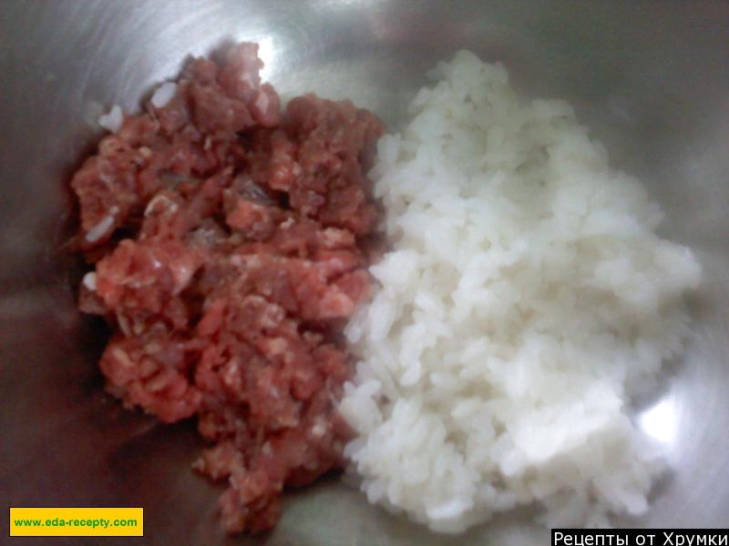 Шаг 3 приготовления Дрожжевой пирог с мясным фаршем и рисом