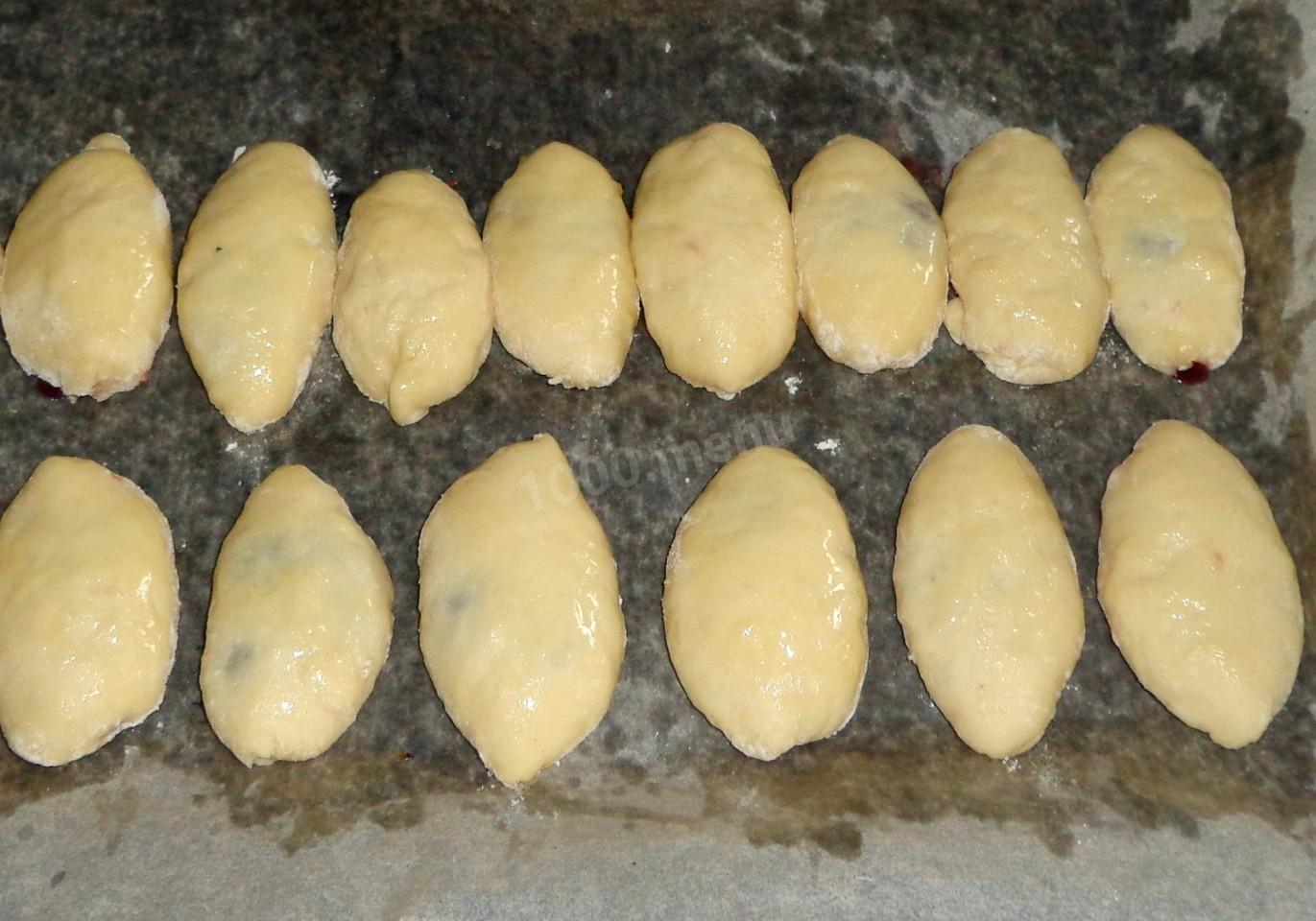 Шаг 10 приготовления Пирожки без молока в духовке