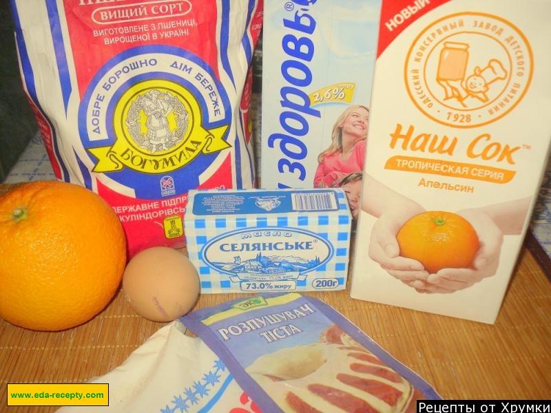 Шаг 1 приготовления Шотландские оладьи на молоке