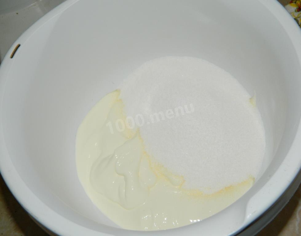 Шаг 1 приготовления Печенье рулетики на сметане с медом и орехами