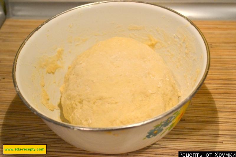 Шаг 4 приготовления Молдавские плацинды с творогом, укропом и зеленым луком