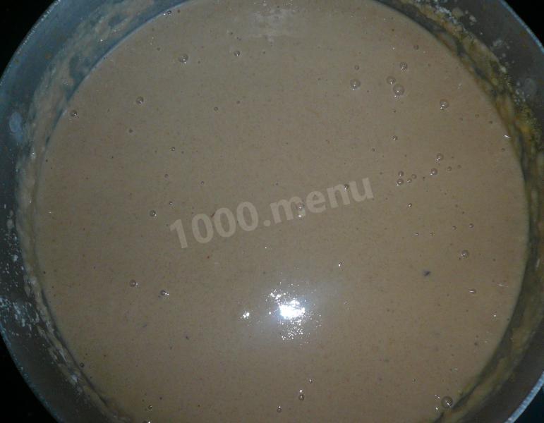 Шаг 2 приготовления Блины из гречневой муки с пшеничной мукой