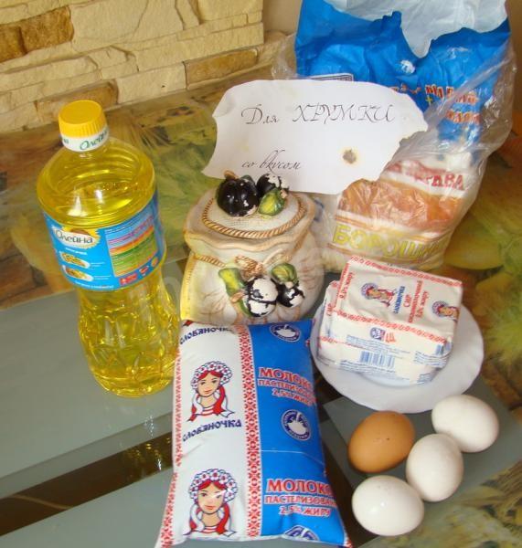 Шаг 1 приготовления Налистники с творогом