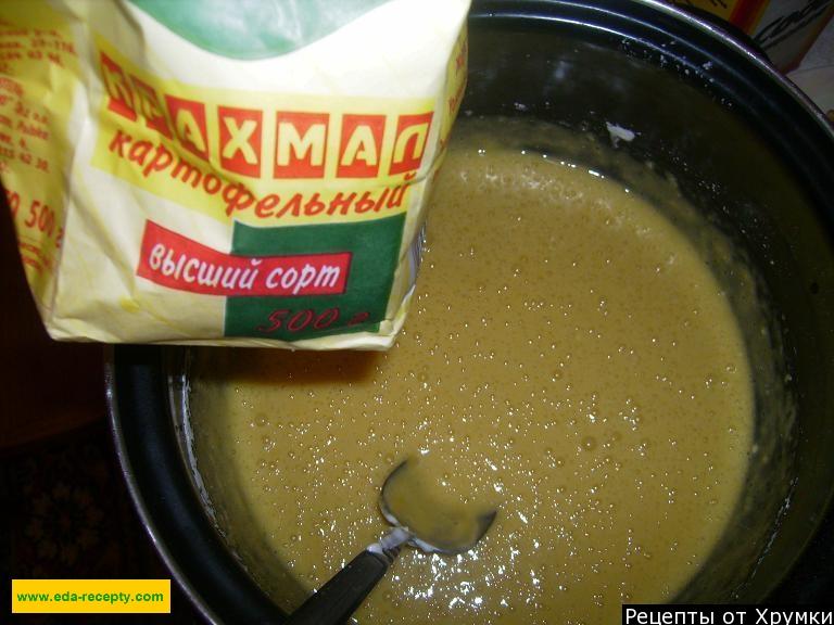 Шаг 8 приготовления Торт Наташа с грецкими орехами и сметаной