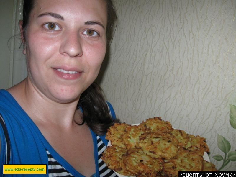 Шаг 8 приготовления Оладьи из кабачков с манкой и картошкой на воде