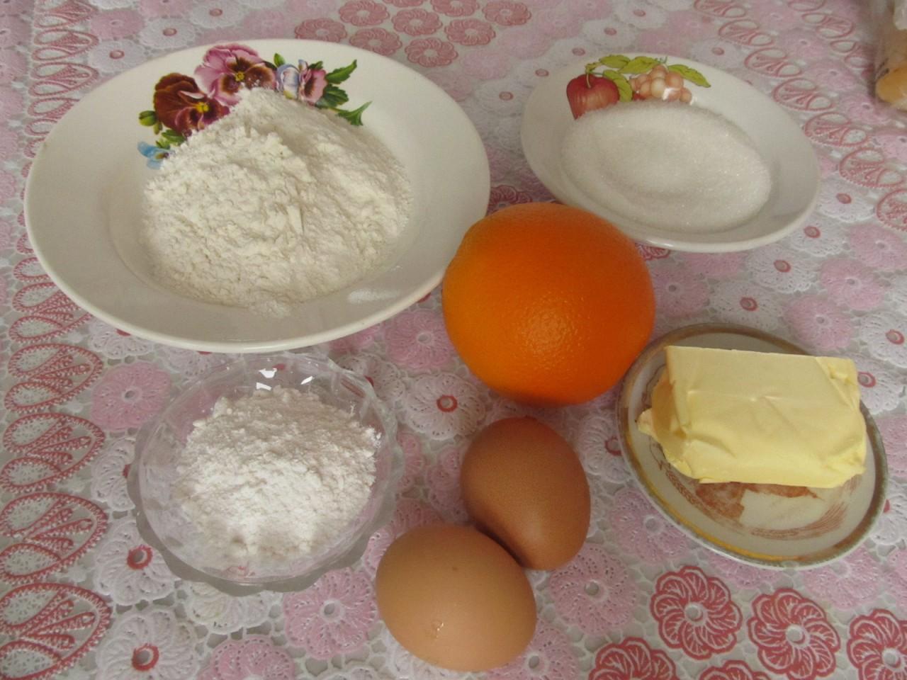 Шаг 1 приготовления Апельсиновые бары