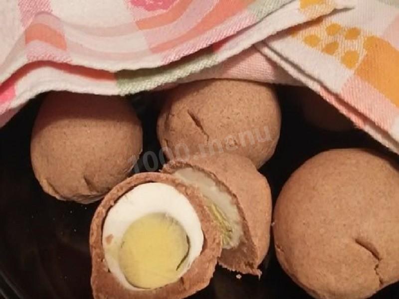 Обложка рецепта Ржаное печенье пирожки кокурки с яйцом
