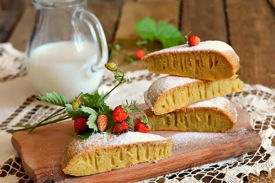 Обложка рецепта Пирог из киселя сухого в духовке