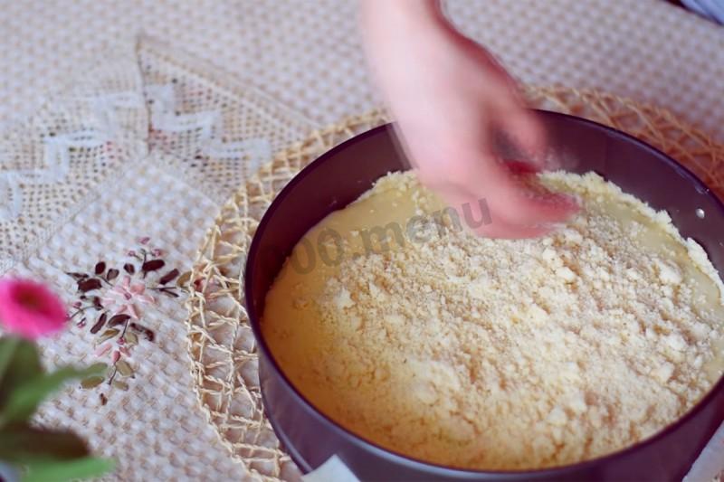 Шаг 13 приготовления Королевский пирог на твороге и сливочном масле