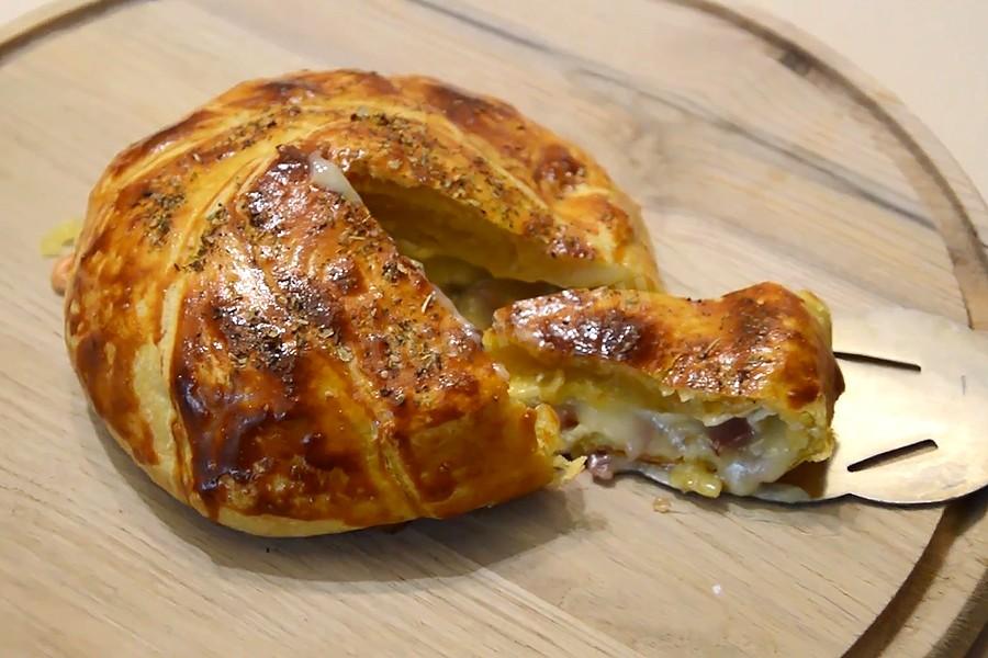 Обложка рецепта Горячая закуска из сыра камамбер