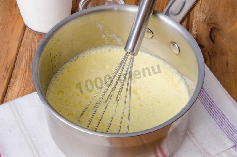 Шаг 18 приготовления Бисквитный торт с ананасами
