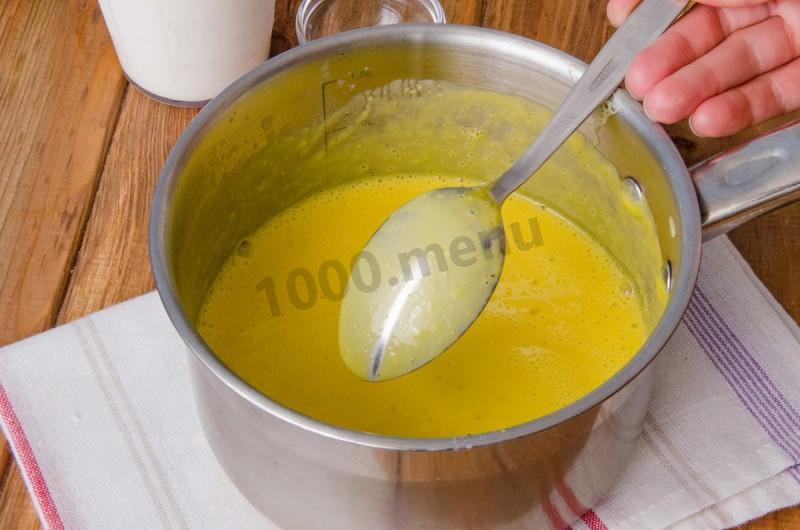 Шаг 19 приготовления Бисквитный торт с ананасами