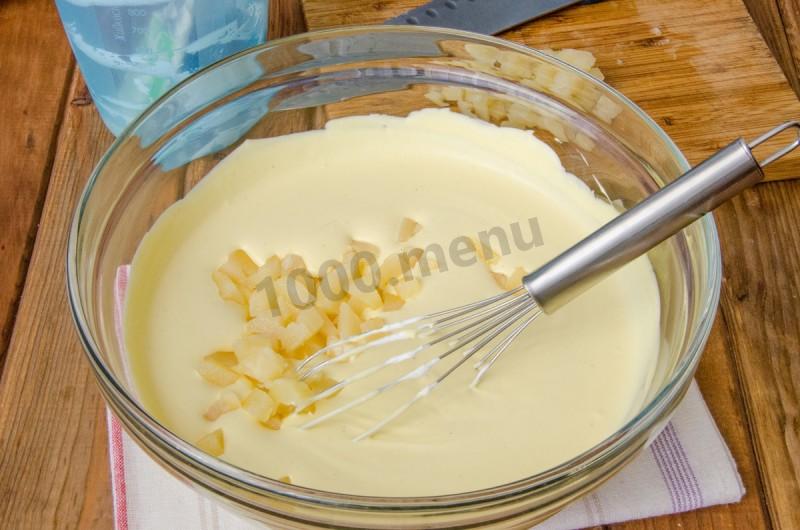 Шаг 27 приготовления Бисквитный торт с ананасами