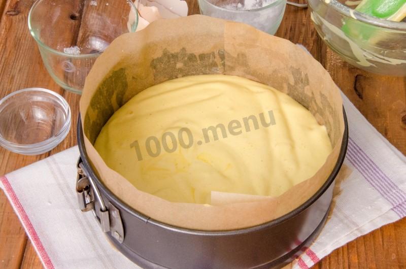 Шаг 6 приготовления Бисквитный торт с ананасами