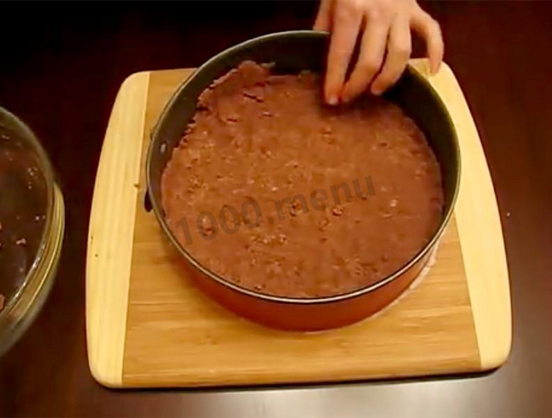 Шаг 10 приготовления Пирог творожный с шоколадной крошкой