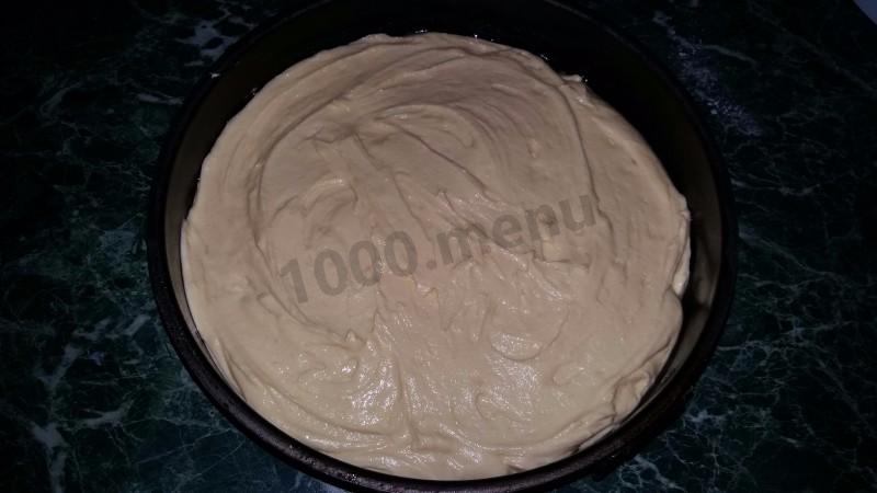 Шаг 5 приготовления Творожный кекс с грушей