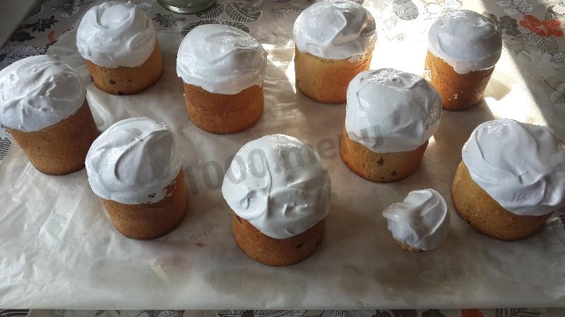 Шаг 12 приготовления Куличи на сливочном маргарине