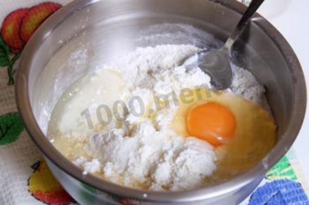 Шаг 6 приготовления Пасхальные булочки с кремом и абрикосами