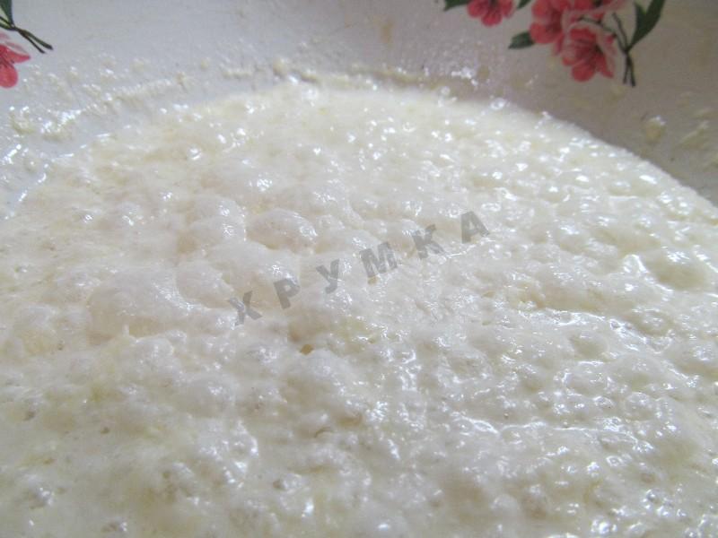 Шаг 3 приготовления Пончики классические на дрожжах