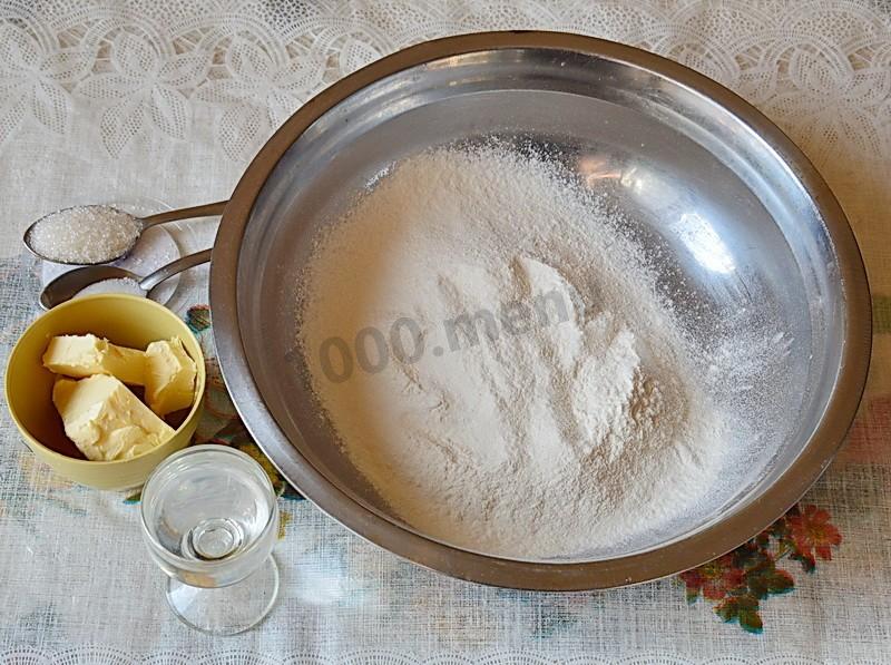 Шаг 1 приготовления Лимонный тарт с меренгой