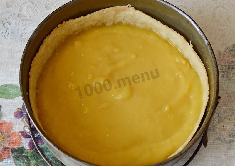 Шаг 17 приготовления Лимонный тарт с меренгой