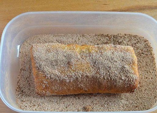 Шаг 4 приготовления Клубничный чизкейк в лаваше с творогом