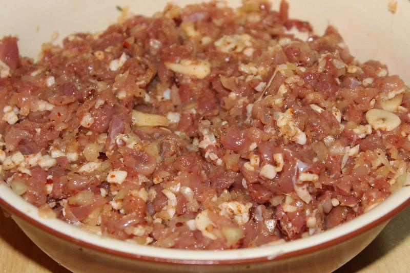 Шаг 3 приготовления Грузинские лепешки кубдари с мясом