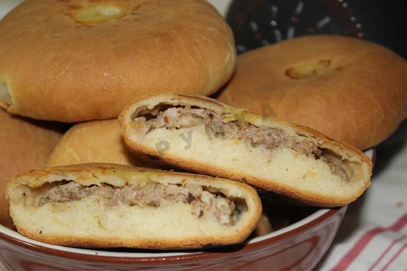 Шаг 7 приготовления Грузинские лепешки кубдари с мясом
