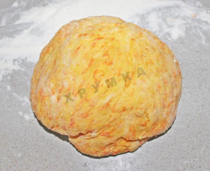 Шаг 7 приготовления Морковные булочки с морковью и маком