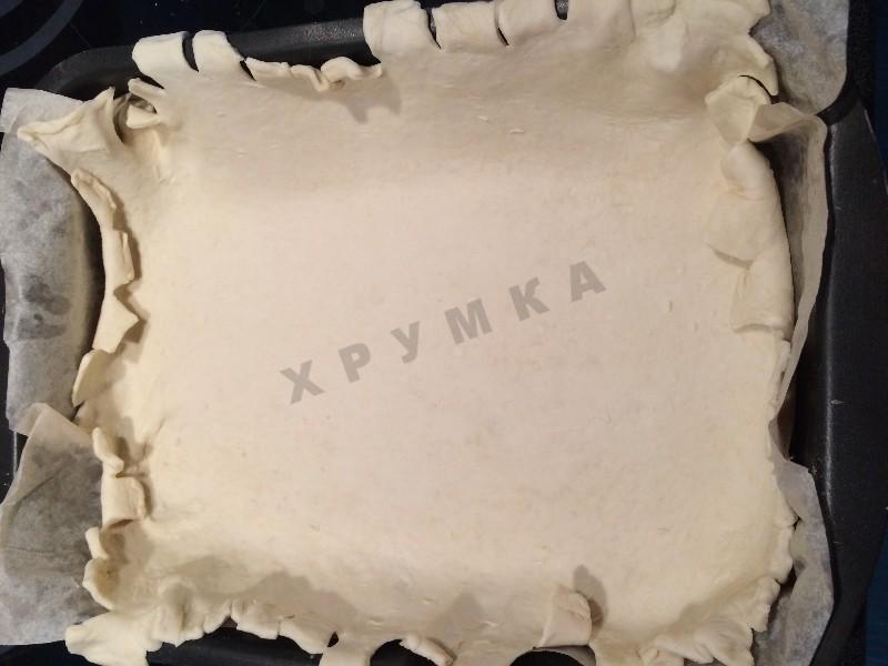 Шаг 4 приготовления Пирог с куриными ножками и картофелем