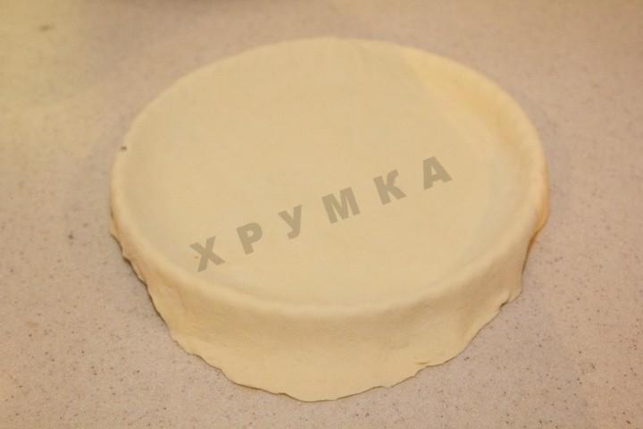 Шаг 4 приготовления Мясной пирог с булгуром и сулгуни