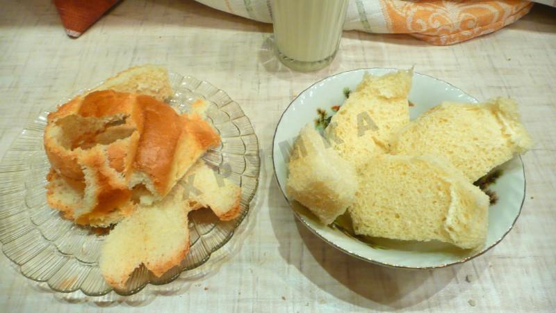 Шаг 2 приготовления Штрудель мясной слоеный на молоке