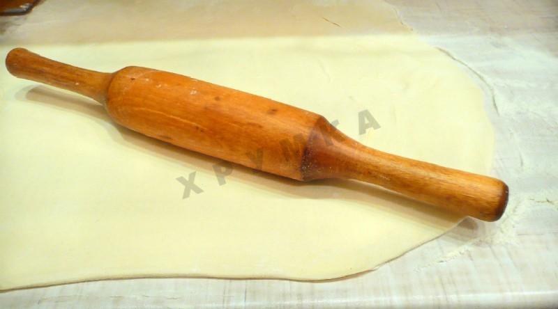 Шаг 7 приготовления Штрудель мясной слоеный на молоке