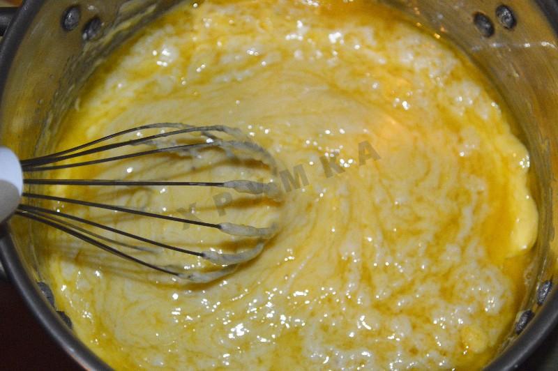 Шаг 13 приготовления Трюфельный торт с муссом из белого шоколада