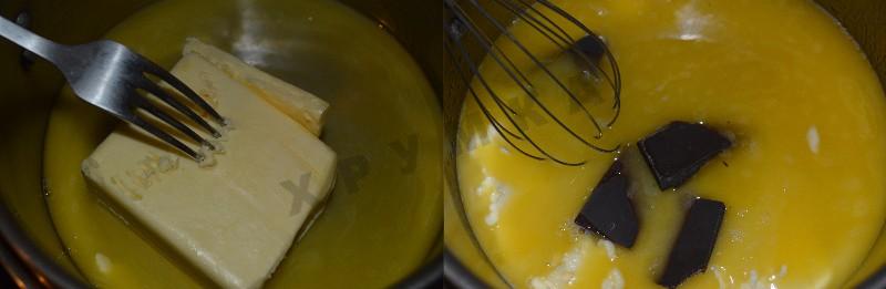 Шаг 2 приготовления Трюфельный торт с муссом из белого шоколада