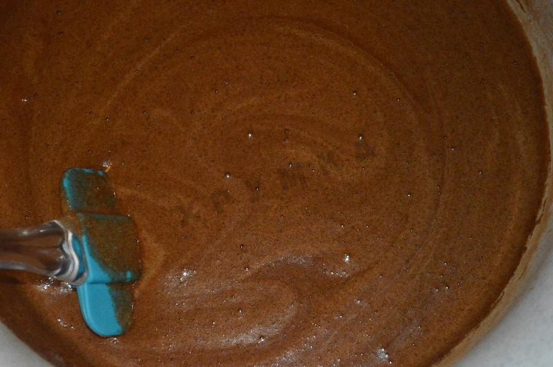 Шаг 9 приготовления Трюфельный торт с муссом из белого шоколада
