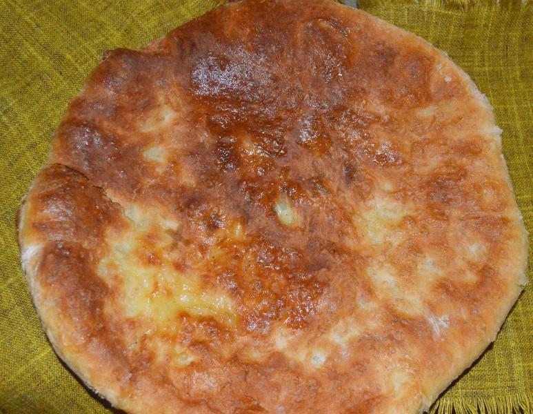 Шаг 25 приготовления Осетинский пирог с картошкой и сулугуни