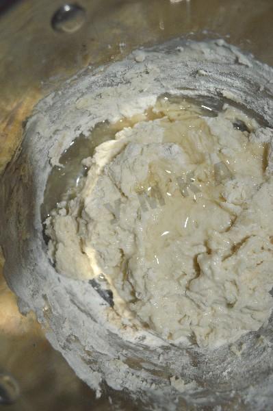 Шаг 5 приготовления Осетинский пирог с картошкой и сулугуни