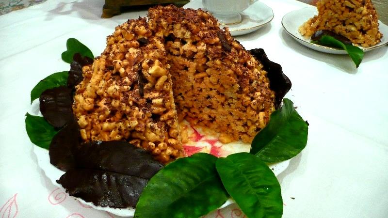 Шаг 14 приготовления Торт шоколадная горка