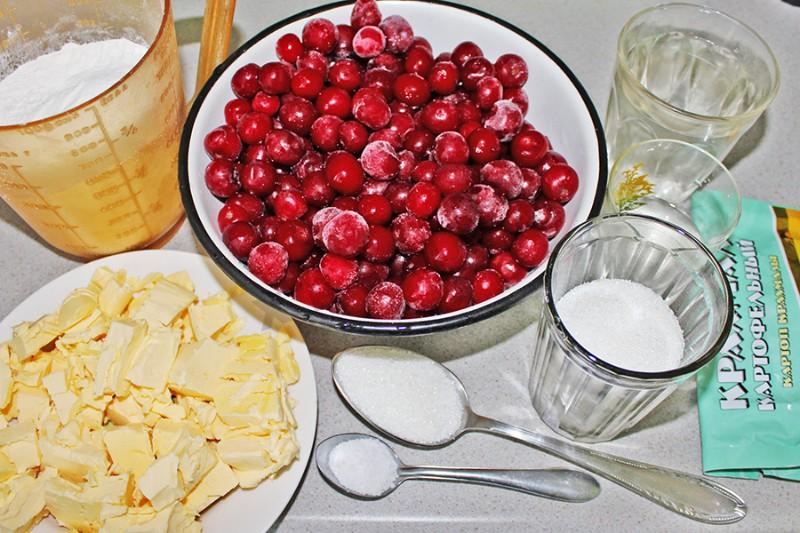 Шаг 1 приготовления Пирог черешневый