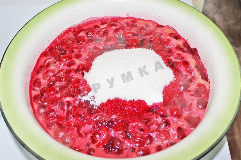 Шаг 8 приготовления Пирог черешневый