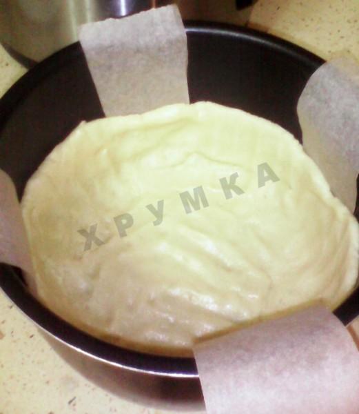 Шаг 9 приготовления Творожный торт в мультиварке