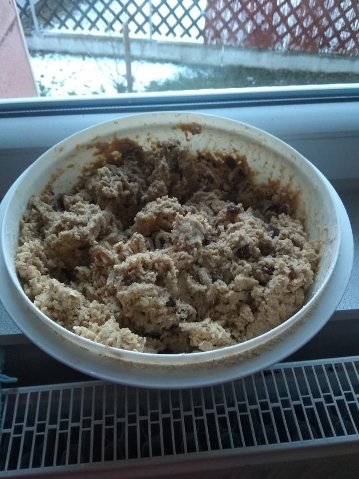Шаг 3 приготовления Советское печенье на овсяной муке на маргарине без яиц
